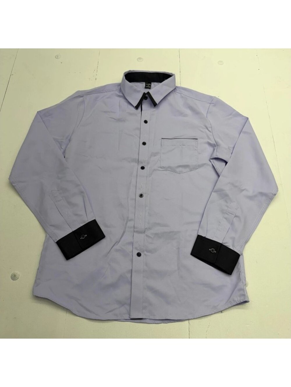 Manfinity Men’s Purple Dress Shirt Size Small Long Sleeve Button Up Casual